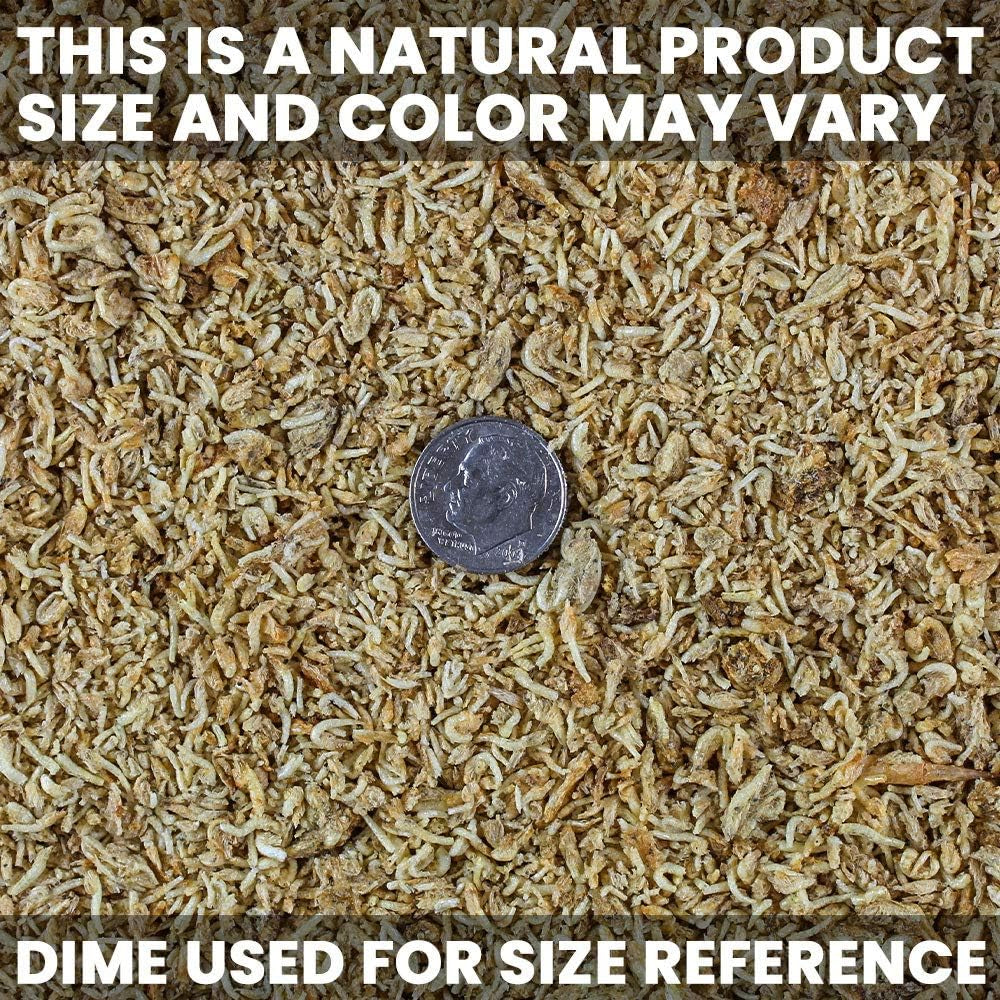 Freeze-Dried Mysis Shrimp - Premium Fish Food, Tetra Fish Food, Tropical Fish Food - Ideal for Freshwater and Saltwater Fish, Cichlids, Angels, Seahorses - 3.56 Oz (101G)