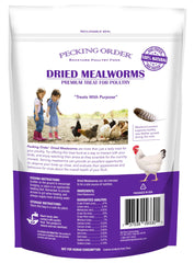Dried Mealworms Backyard Chicken Feed & Treat, 10 Oz.