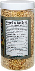 Freeze-Dried Mysis Shrimp - Premium Fish Food, Tetra Fish Food, Tropical Fish Food - Ideal for Freshwater and Saltwater Fish, Cichlids, Angels, Seahorses - 3.56 Oz (101G)