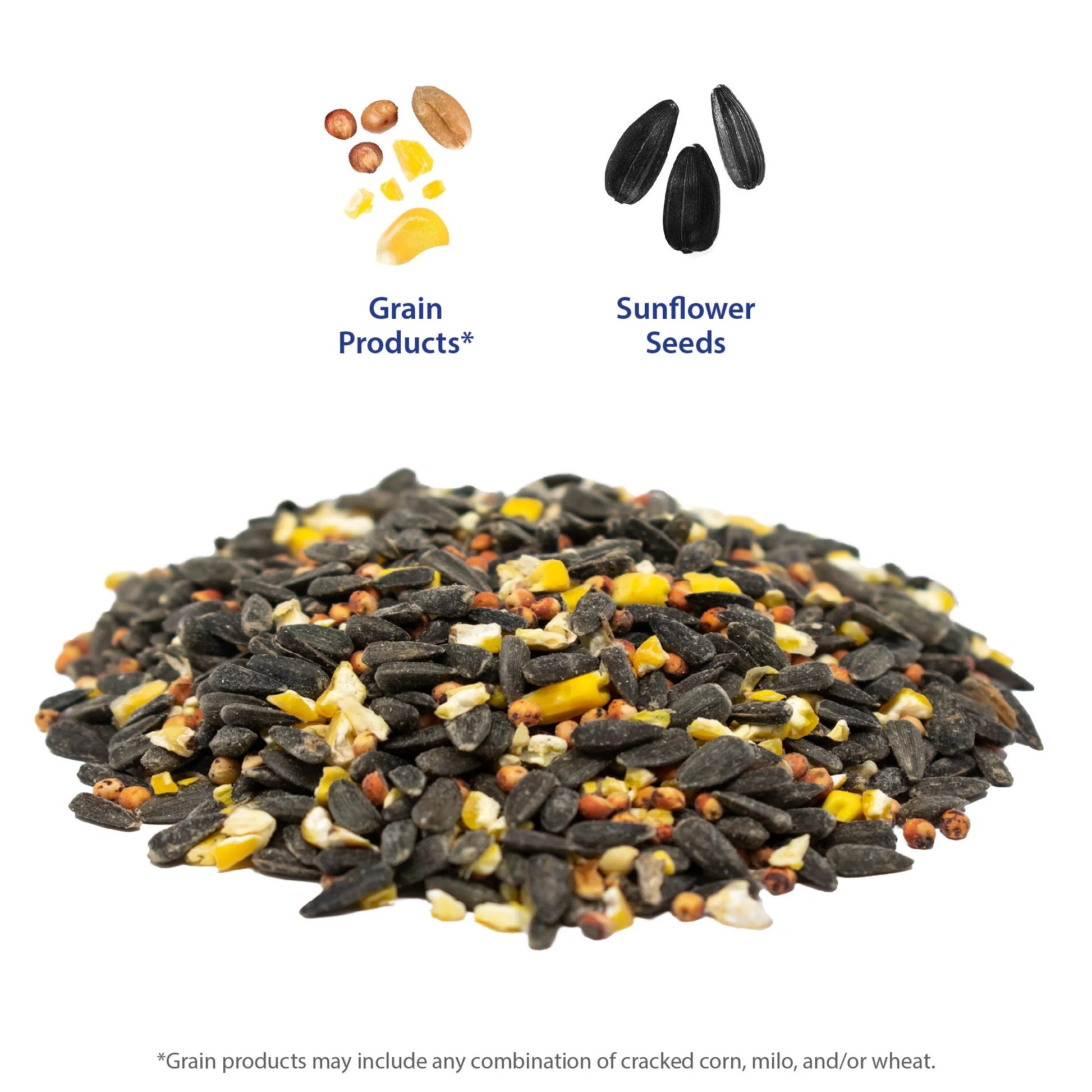 Sunflower & Natural Grains Wild Bird Feed, 5 Lb