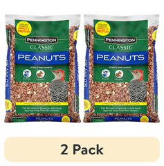(2 Pack)  Shelled Peanuts Wildlife and Wild Bird Food, 5 Lb. Bag, 1 Pack, Dry
