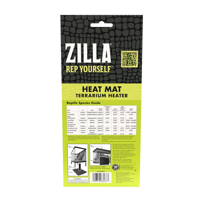 Terrarium Heat Mat for Reptiles, Black, Mini, 1-5 Gallon, 4 Watt