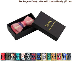 Charming Pink Plaid Cat Collar with Breakaway Safety Buckle, Bow Tie & Bell - Adjustable for All Cats (6.8-10.8in)