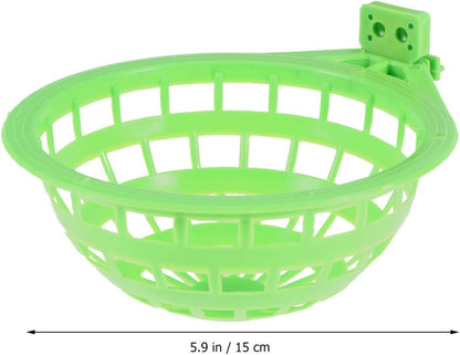 Plastic Canary 3Pcs Nest-Bird Nest Plastic Hollow Hanging Cage Eggs Hatching Tool Pan Finch Parrot Canary Pigeon Hanging Nest Bowl