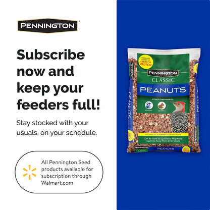(2 Pack)  Shelled Peanuts Wildlife and Wild Bird Food, 5 Lb. Bag, 1 Pack, Dry